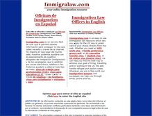 Tablet Screenshot of immigralaw.com